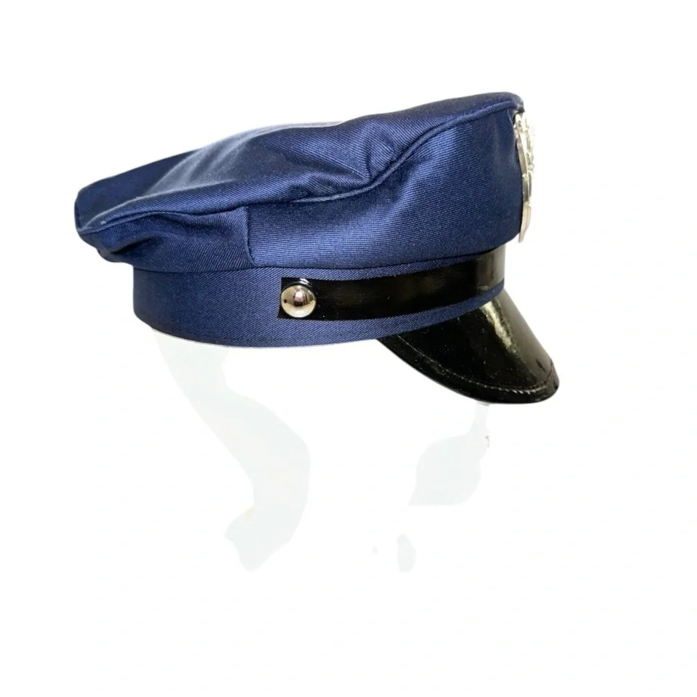 Costumes USA Adult Traditional Police Officer Hat in Dark Blue Unisex